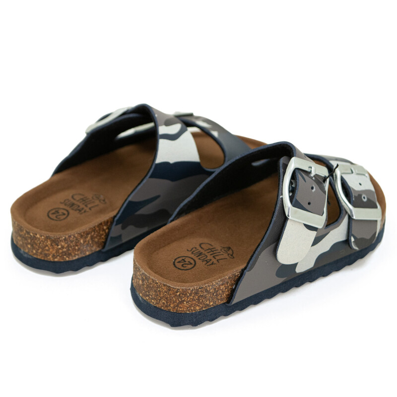 Sandalias Chill Sunday de Niños - YF24K Azul