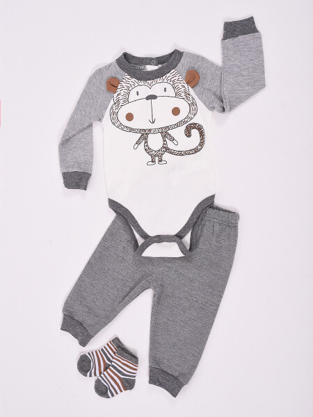 CONJUNTO MONO GRIS