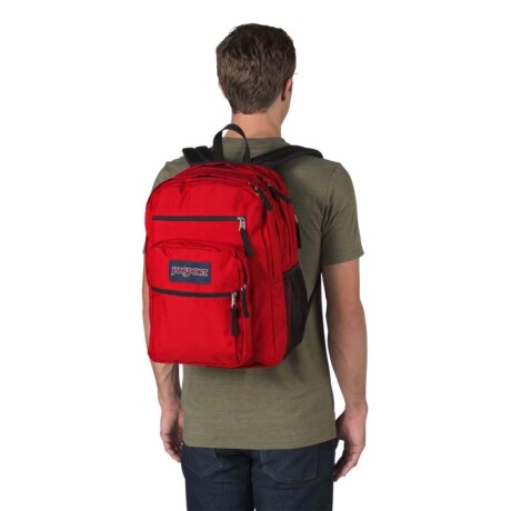 Mochila Escolar Laptop Jansport Big Student Original Urbana Red Tape