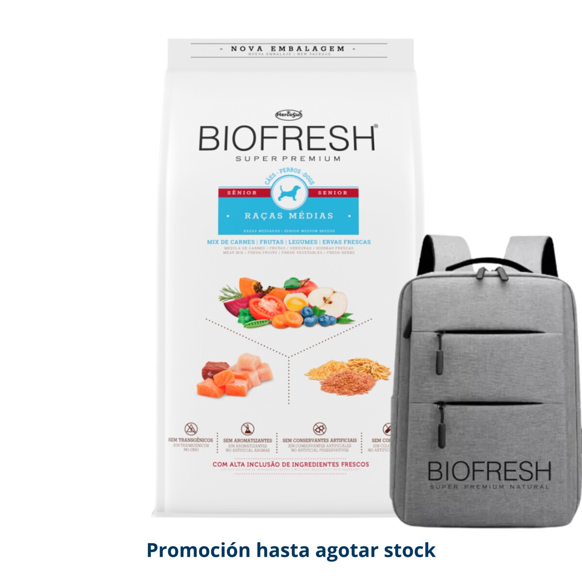 Biofresh Senior Razas Medianas X 10 Kg 