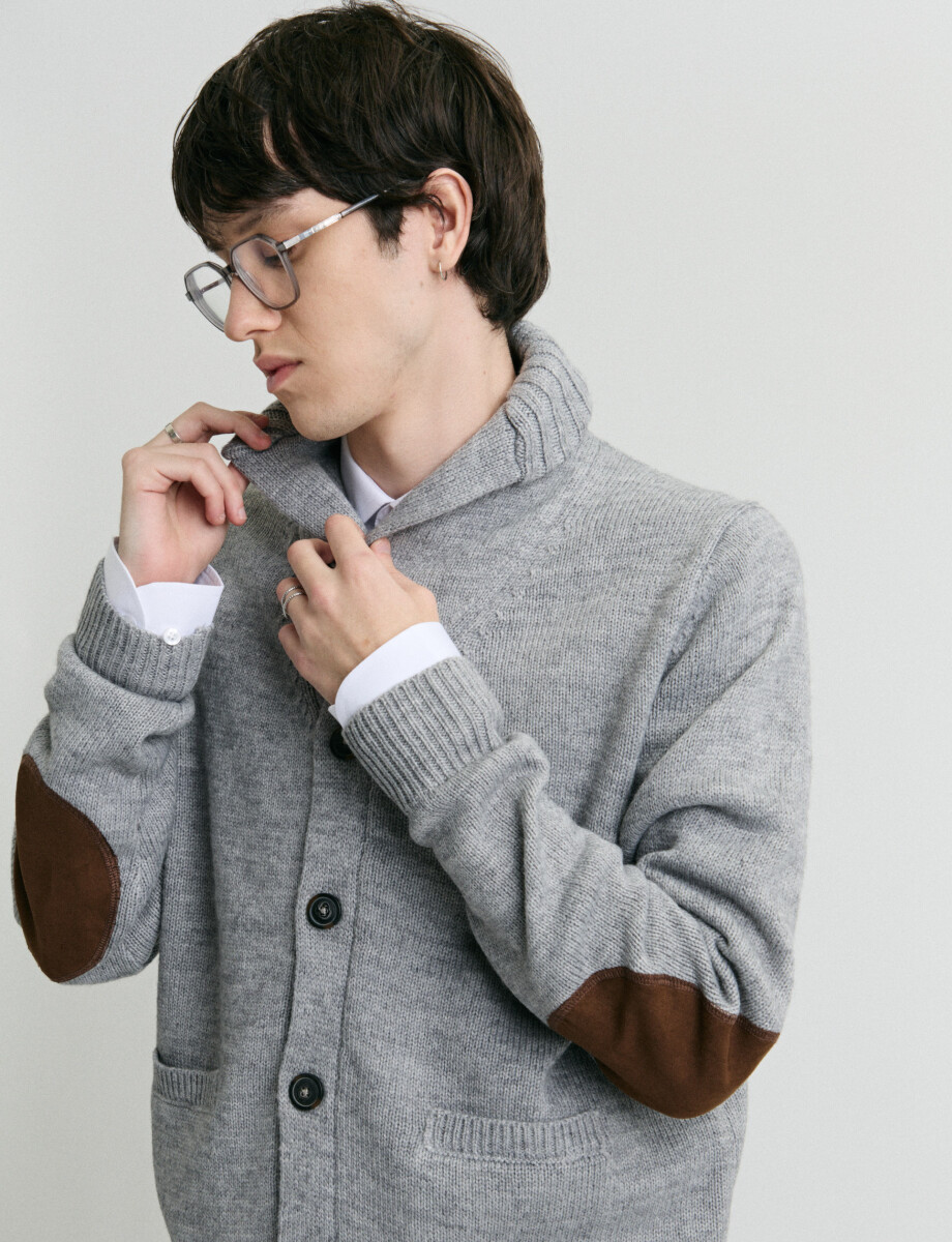 470663 CARDIGAN HARRY Gris
