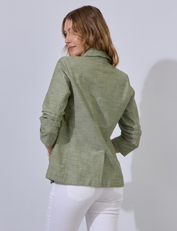 Blazer Manga Frunces VERDE