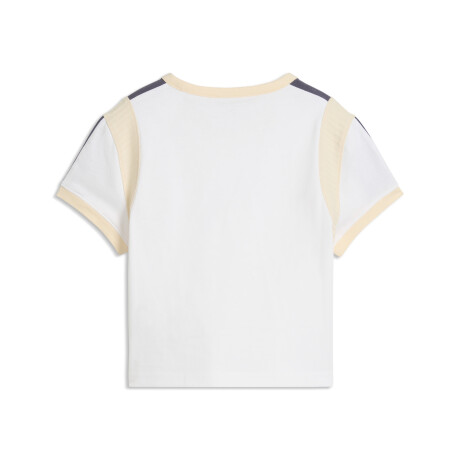 Graphic Ringer Baby Tee 63662102 Blanco