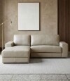 Sillon 3 cuerpos con Chaise Como Arena Derecho