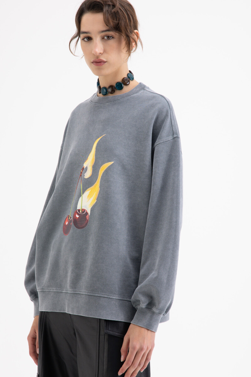BUZO CHERRY Gris