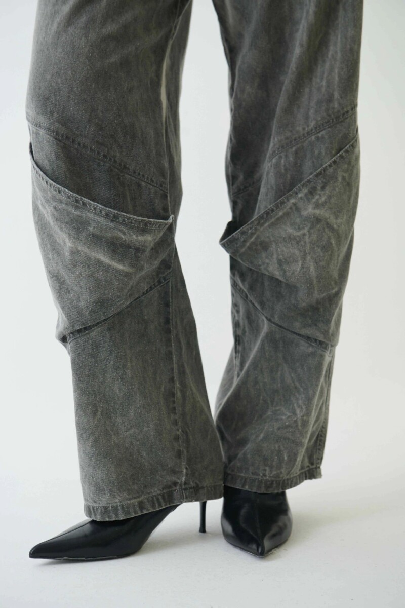 Jean Aqua Pocket Gris