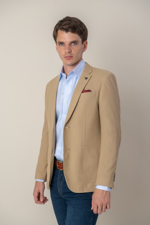 Saco Sport Jersey Beige