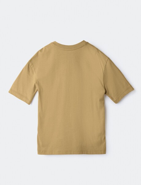 CAMISETA INFANTIL CON ESTAMPA AMARILLO