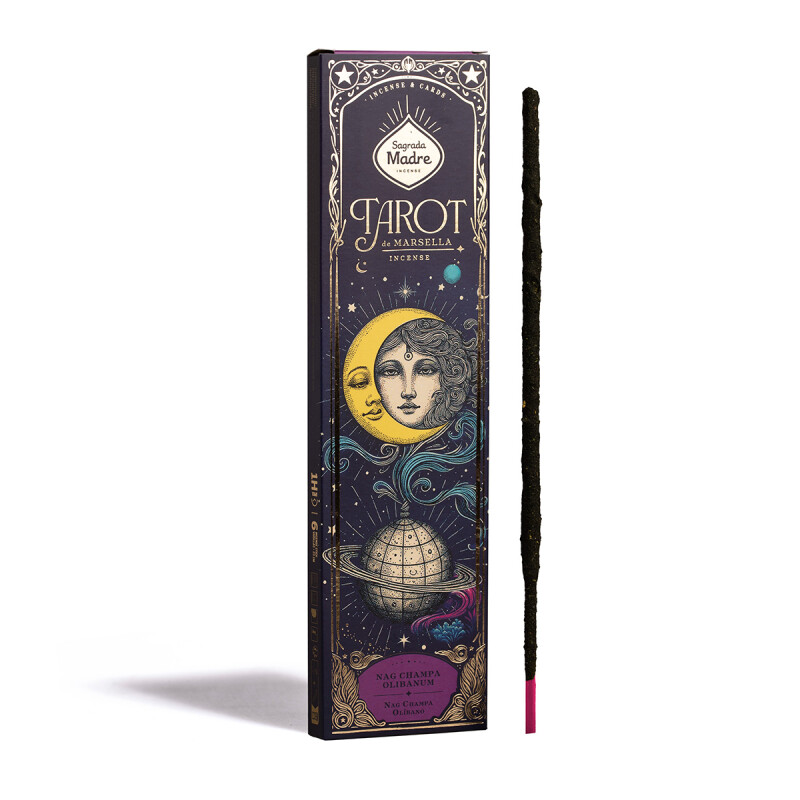 INCIENSO TAROT MARSELLA SAGRADA MADRE X6 Nag Champa/olibano