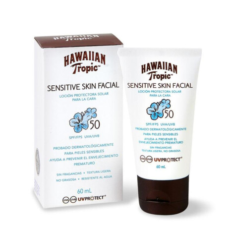 Protector Solar Facial Hawaiian Tropic Sensitive Skin FPS50 60ml Protector Solar Facial Hawaiian Tropic Sensitive Skin FPS50 60ml