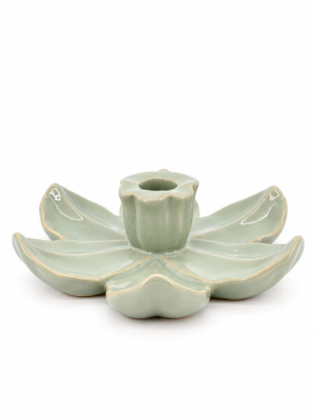CANDELABRO TULIPAN VERDE