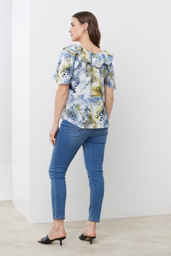 Blusa Printed AZUL/MULTI