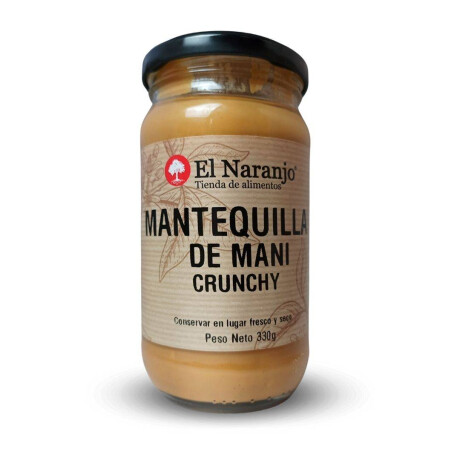 Mantequilla de Mani El Naranjo 330 Grs Crunchy