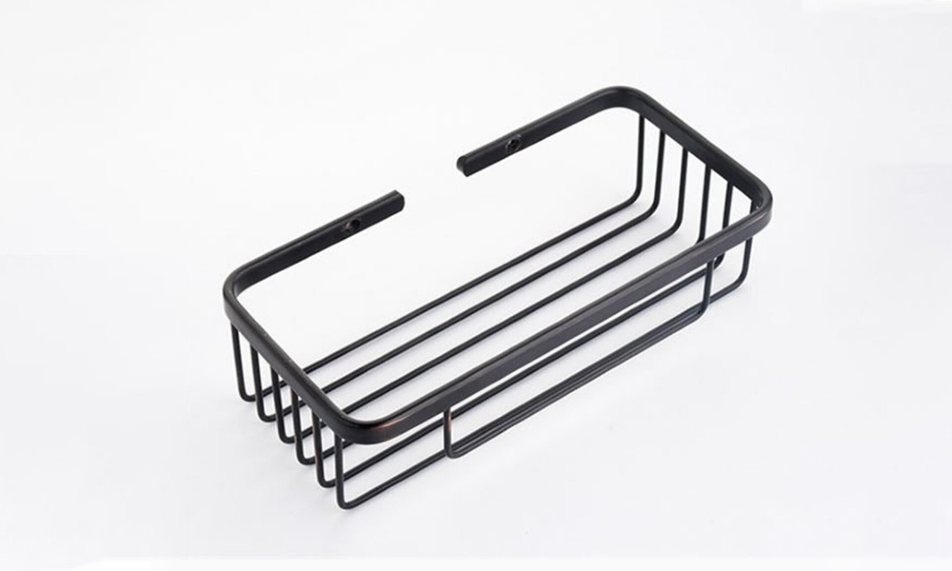 Estante De Baño Negro 32 Cm 