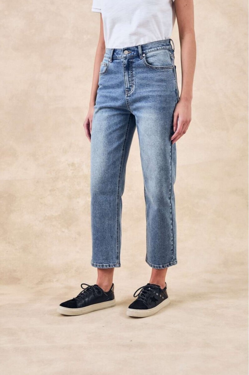 Jean Crop Recto - Denim 