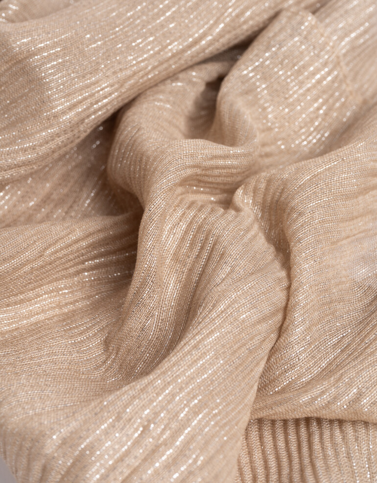 Pashminas Con lurex Pashmina Plisada Degradé - Combinacion Bicolor