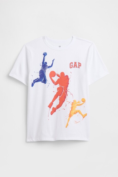 Remera Gráfico Bebé Optic White