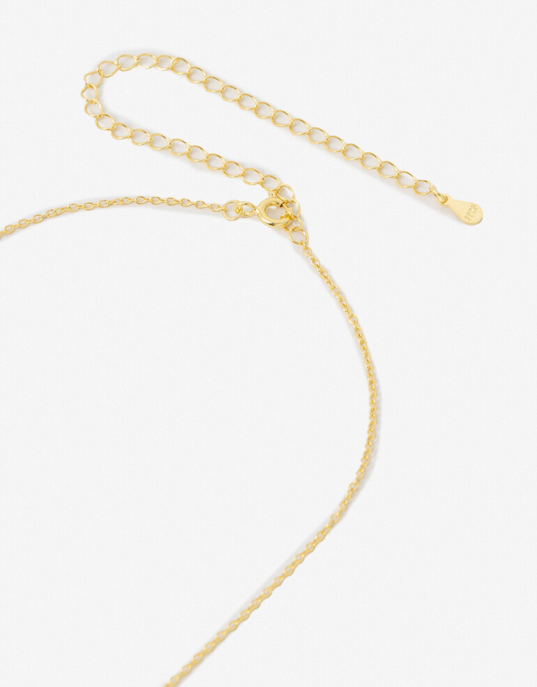 Bijouterie Set Exclusive Edition Set Aros Pasantes Y Cadena Plata 925 - Dorado