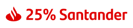 25% de descuento Santander