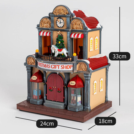 Adorno Papá Noel Decoración Casa Navidad Luz + Sonido Adorno Papá Noel Decoración Casa Navidad Luz + Sonido