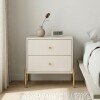 Mesa de Luz Jasper White Gloss