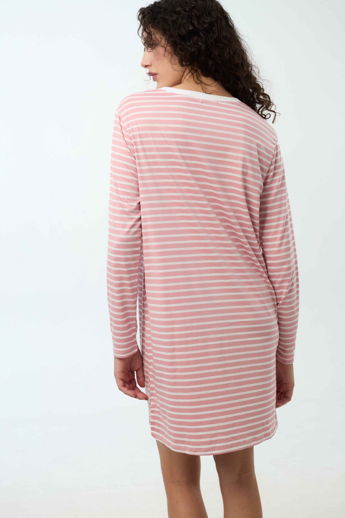 Camisón Andy Blanco/Rosa