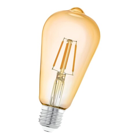 Lampara Vintage Pera Retro Led Edison Equivale A 60w Color Variante Naranja