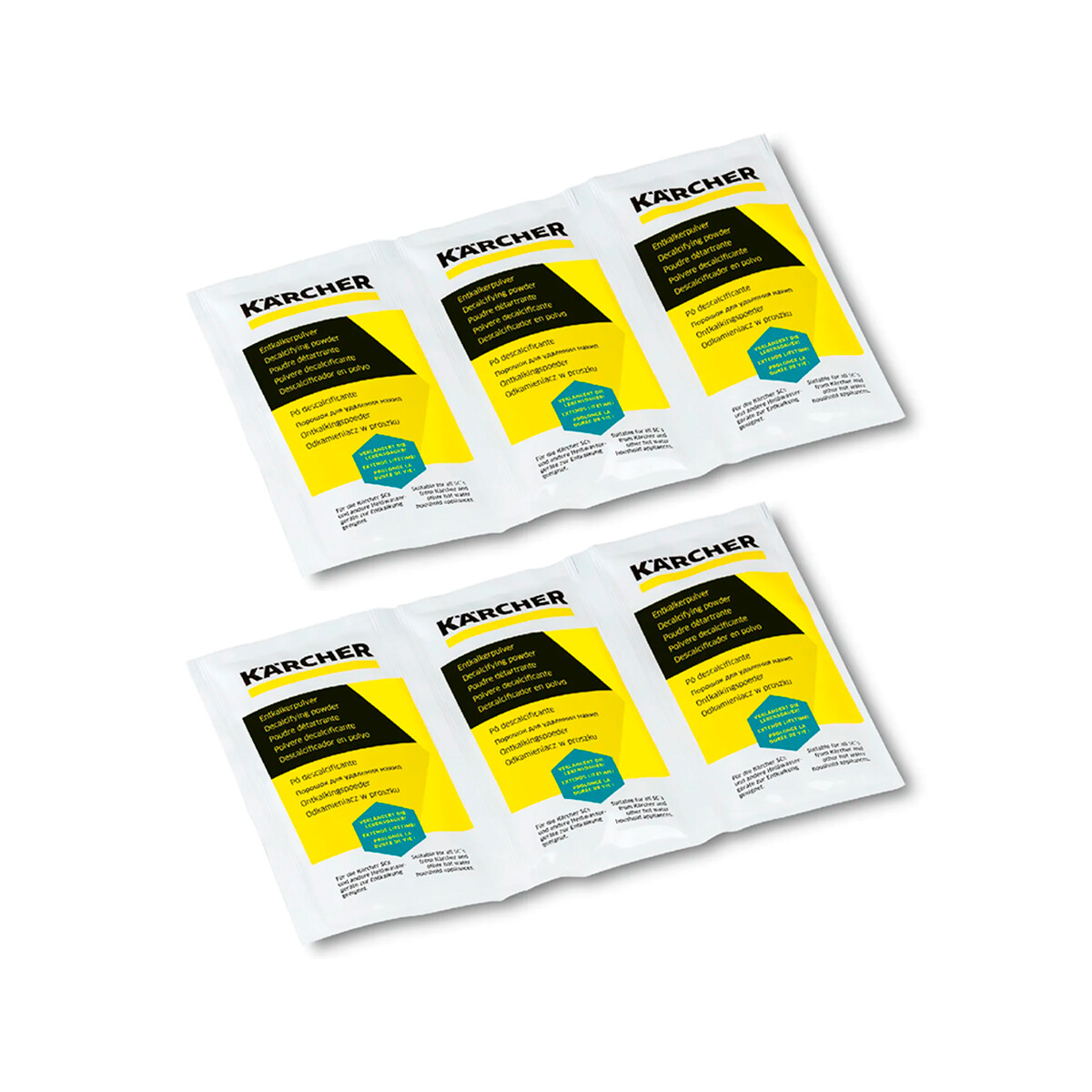 Pack Polvo Descalcificador Limpiadoras de Vapor Karcher SC 