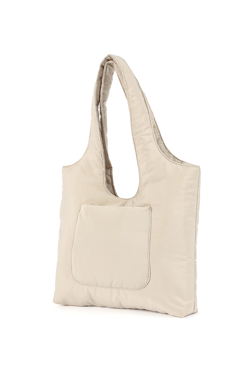 Cartera Canela Off white