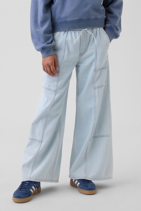 Jean Baggy Niña Light Wash