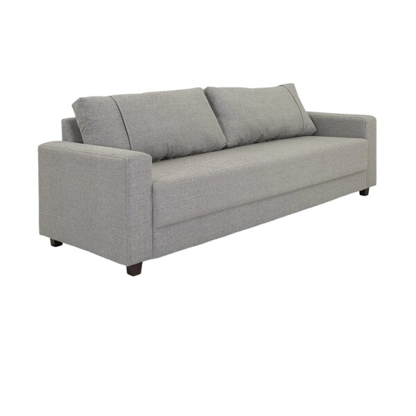 SOFA 3 CUERPOS - TAPIZADO TELA TRAMADA CRUDA Y NEGRO SOFA 3 CUERPOS - TAPIZADO TELA TRAMADA CRUDA Y NEGRO