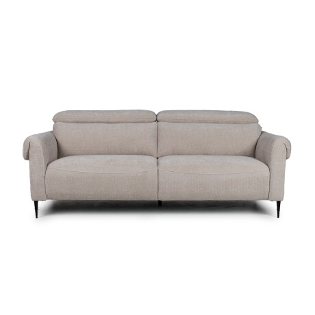 Sofá Matteo - Tela Microfibra - 3 cuerpos 315-3 (Beige)