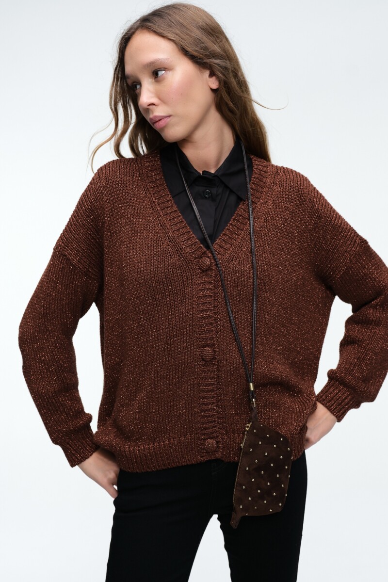 CARDIGAN Marron