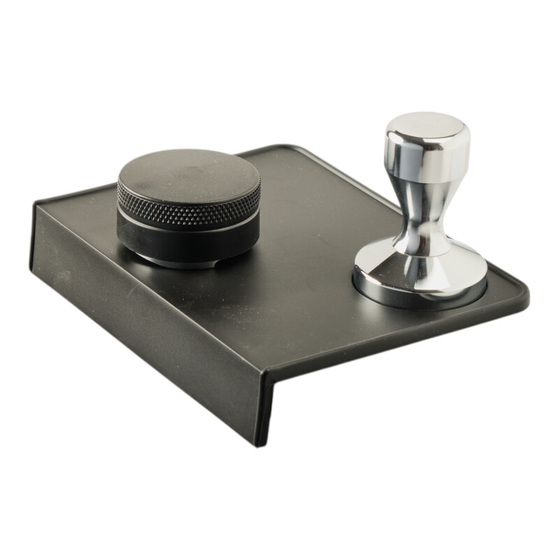 Tamper Mat Café 15x20cm Silicona Negra Negro