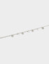 Pulseras Flexibles Premium White Pulsera Flexible Bañada En Oro Con Cubic Zirconia - Dorado
