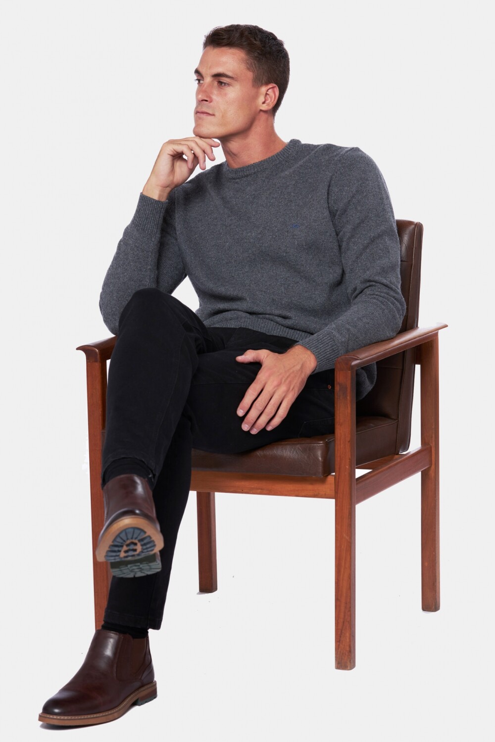PANTALÓN DE JEAN SKINNY Negro