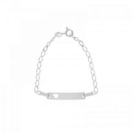 Pulsera de identidad de plata 925 de niña. Pulsera de identidad de plata 925 de niña.