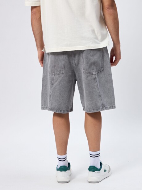 BERMUDA DENIM LINEA JEAN GRIS