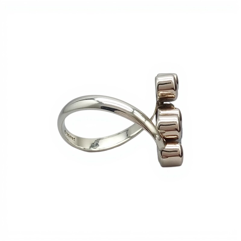 Anillo Chakras en escalón- Plata 925-Piedras varias-AN4550 sinpiedra