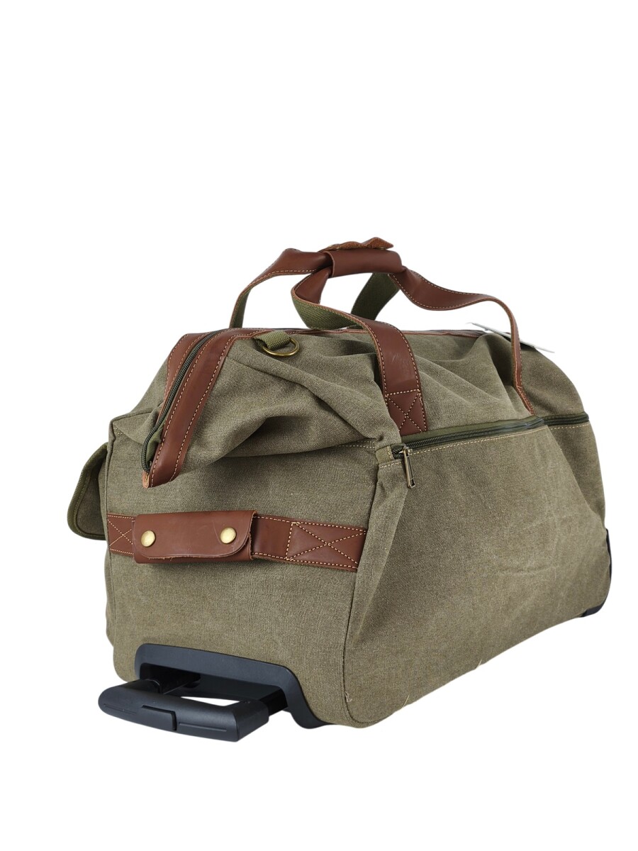 Bolso carry on lona marron 
