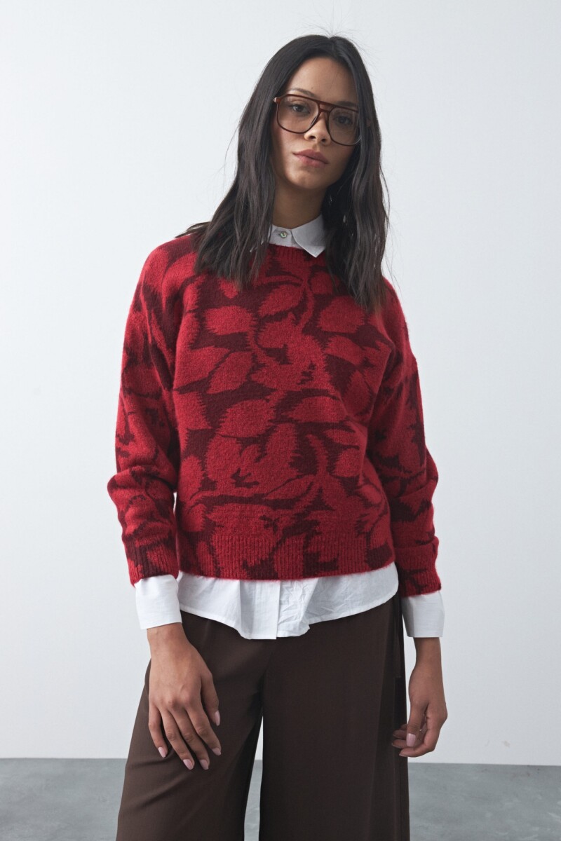 SWEATER ABANCAY Rojo