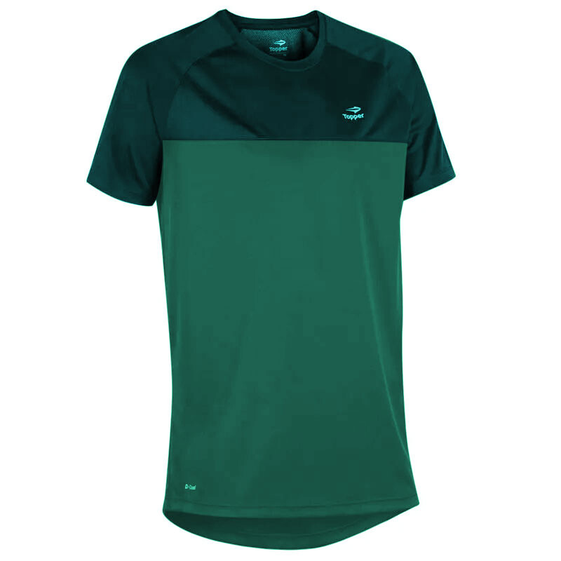 T-SHIRT MC MEN TRNG C-REC II bordo fig VERDE WAVE