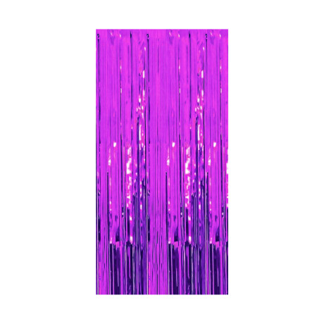Cortinas de Fiesta Violeta Metalizada