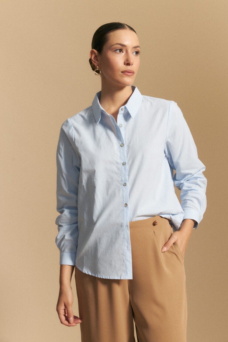 CAMISA ALEKSEI Celeste