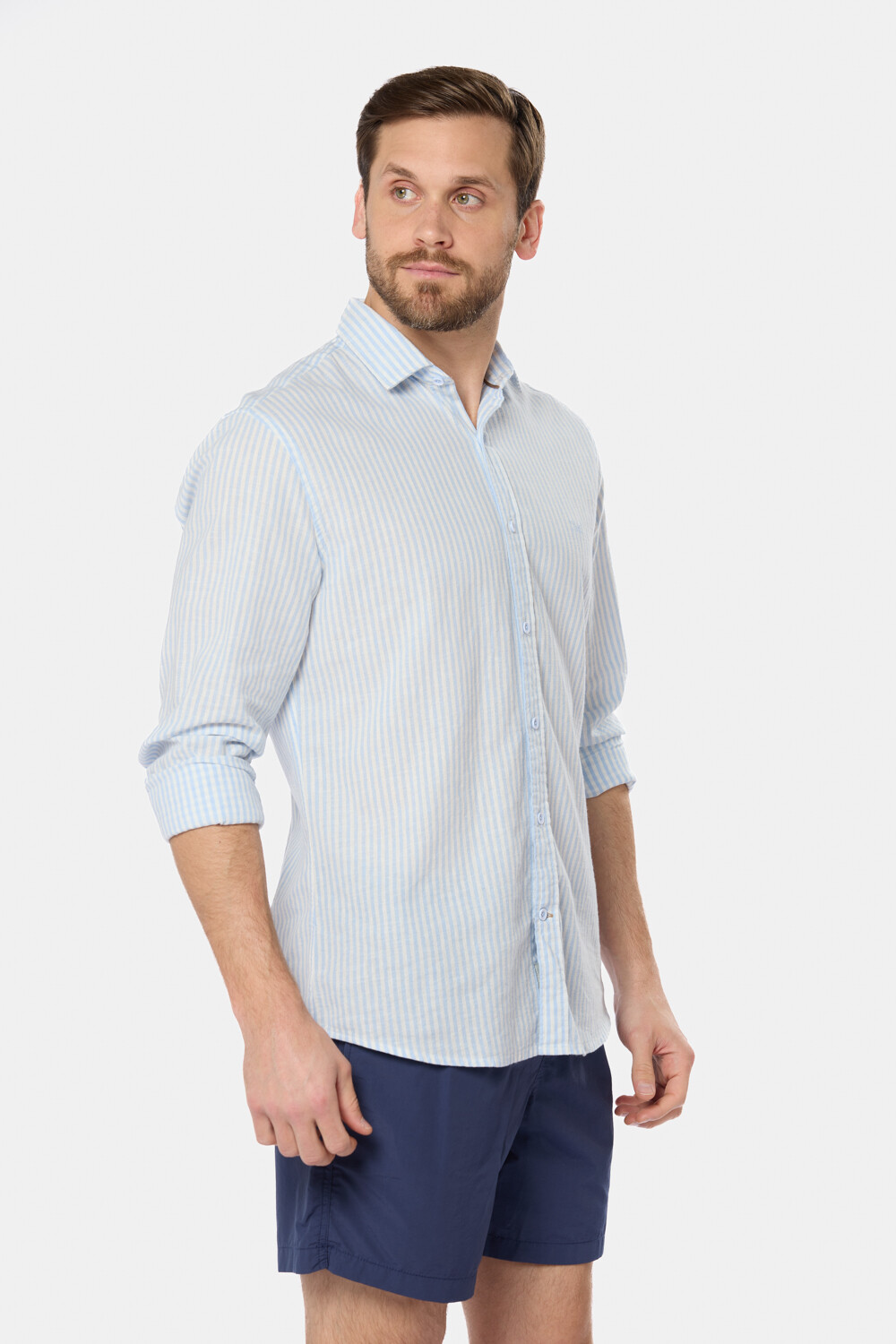 SHORT DE BAÑO LISO Piedra