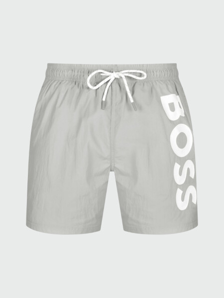BOSS Shorts de Baño Octopus Gris Medio
