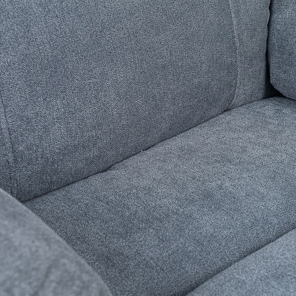 SOFÁ RECLINABLE MULTIFUNCIÓN 1 CUERPO TELA GRIS ATIKA