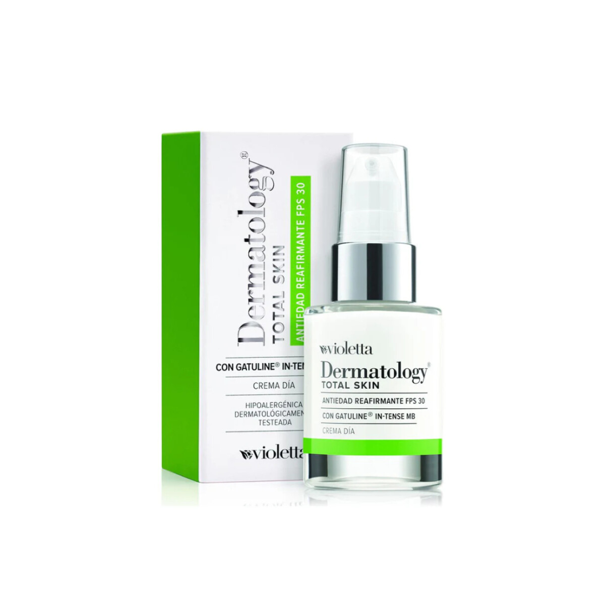 Crema de Dia Violetta Antiedad Reafirmante FPS 30 con Gatuline - 30 ml 