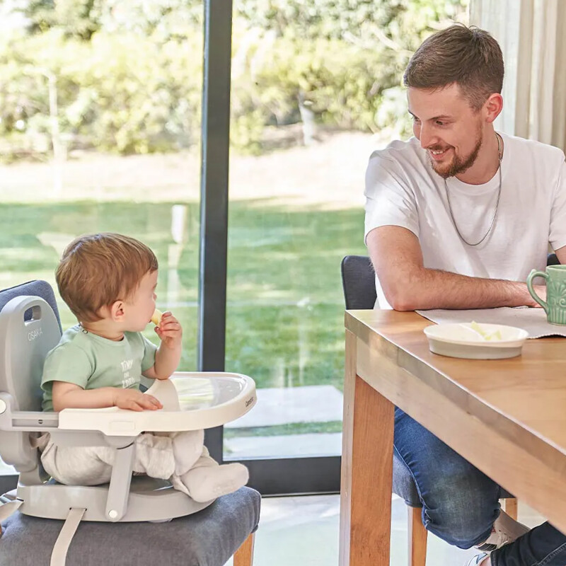 Silla Booster de Bebe para Comer Plegable Carestino Osaka Gris