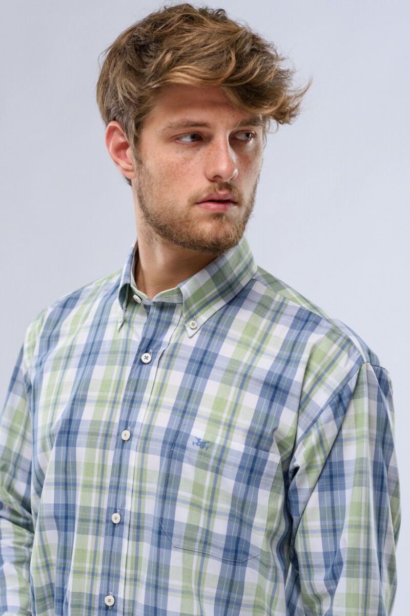 CAMISA CUADROS - Verde 